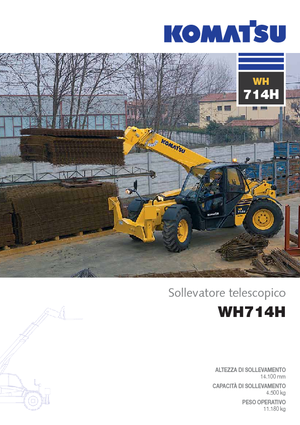 Teleskopen starr Komatsu WH714H