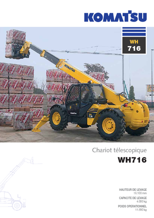 Teleskopen starr Komatsu WH716