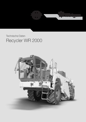 Straßen-Kaltrecycler Wirtgen WR 2000