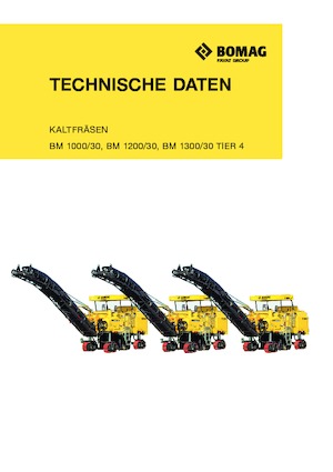 Straßenfertiger auf Ketten Bomag BM 1200/30