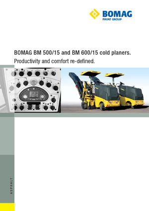 Straßenfräsen Bomag BM 500/15