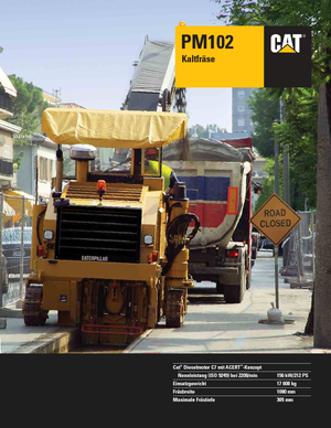 Straßenfräsen Caterpillar PM102