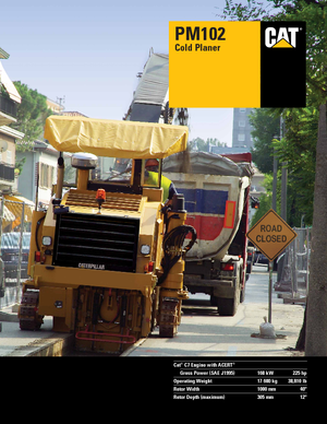 Straßenfräsen Caterpillar PM102