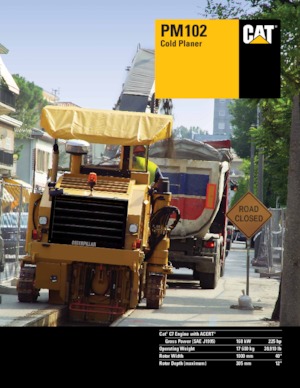 Straßenfräsen Caterpillar PM102
