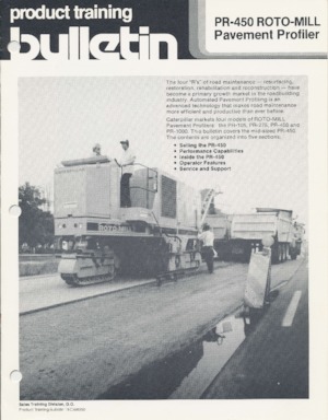 Straßenfräsen Caterpillar PR-450