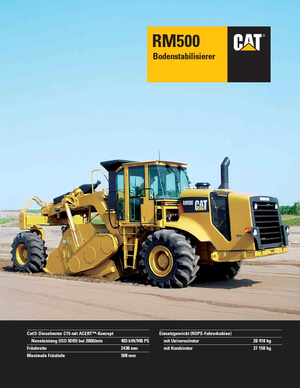 Straßen-Kaltrecycler Caterpillar RM500 