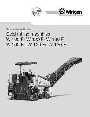 Straßenfräsen Wirtgen W 120 F