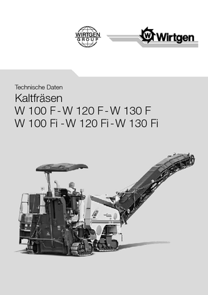 Straßenfräsen Wirtgen W 100 Fi