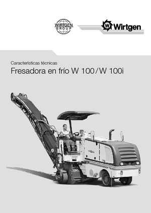 Straßenfräsen Wirtgen W 100 i
