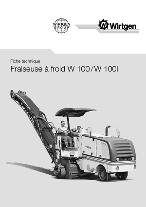 Straßenfräsen Wirtgen W 100 i