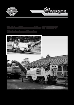 Straßenfräsen Wirtgen W 1200 F