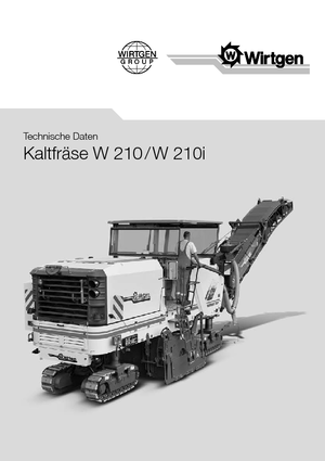 Straßenfräsen Wirtgen W 210 i