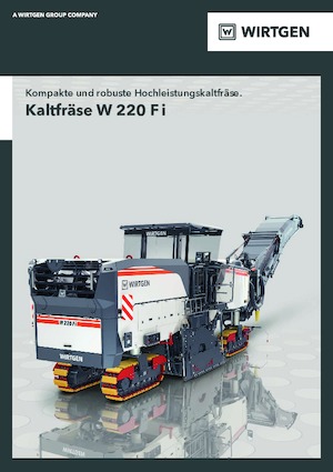 Straßenfräsen Wirtgen W 220 Fi