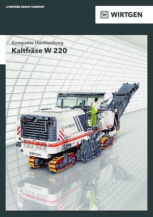 Straßenfräsen Wirtgen W 220