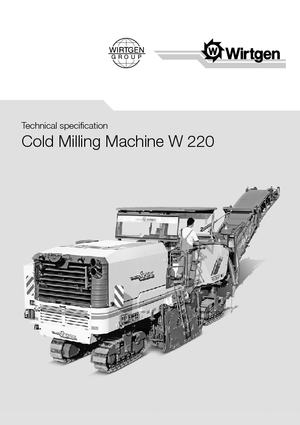 Straßenfräsen Wirtgen W 220