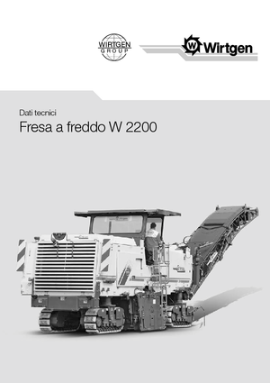 Straßenfräsen Wirtgen W 2200