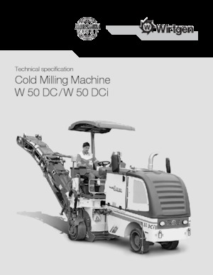 Straßenfräsen Wirtgen W 50 DCi