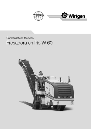 Straßenfräsen Wirtgen W 60
