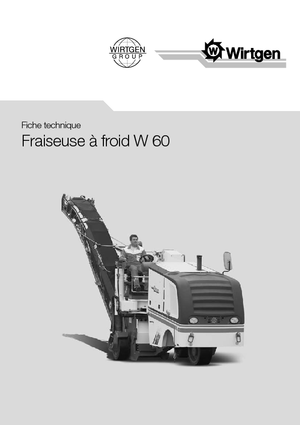 Straßenfräsen Wirtgen W 60