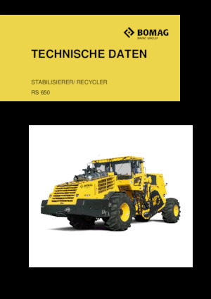 Straßen-Kaltrecycler Bomag RS 650