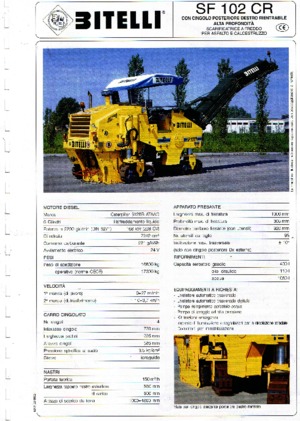Straßenfräsen Bitelli SF 102 CR