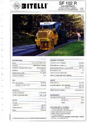 Straßenfräsen Bitelli SF 102 R