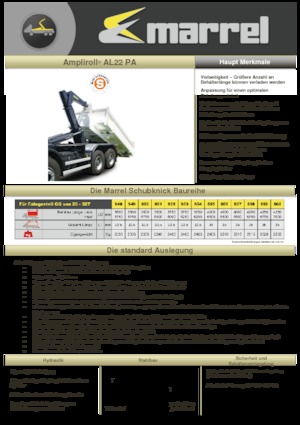 Abroll-Kipper Marrel AL 22 PA S 59