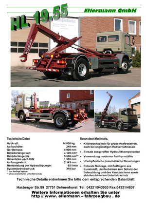 Abroll-Kipper Ellermann HL 19.55