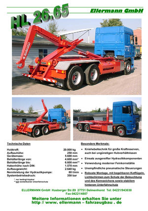 Abroll-Kipper Ellermann HL 26.65