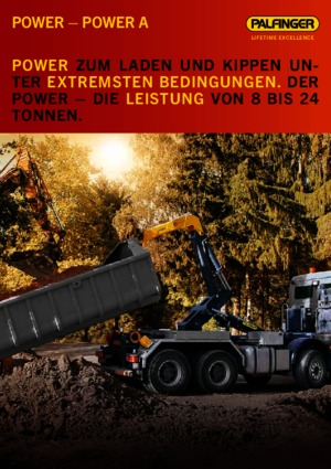 Abroll-Kipper Palfinger P 20 