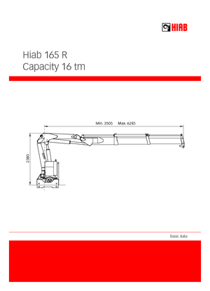 Verfahrbare Ladekrane Hiab 165 R-F3
