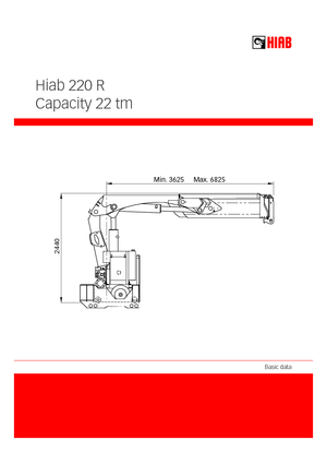 Verfahrbare Ladekrane Hiab 220 R-F2