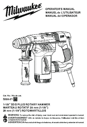 Bohrhämmer Milwaukee 5268-21