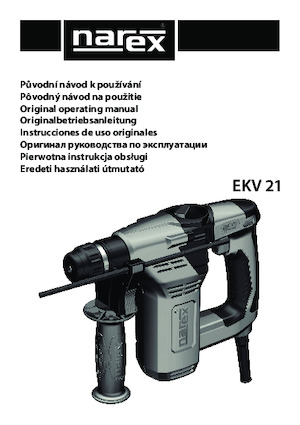 Bohrhämmer Narex EKV 21