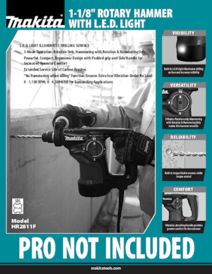 Bohrhämmer Makita HR2811F