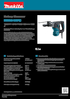 Bohrhämmer Makita HR3012FC