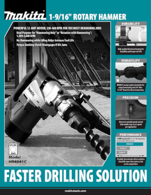 Bohrhämmer Makita HR4041C