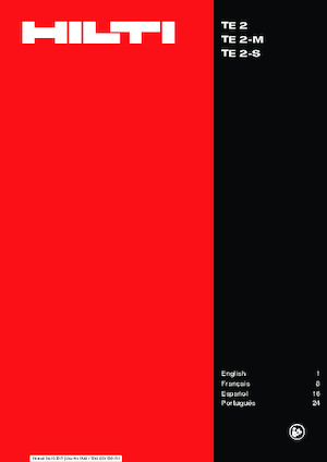 Bohrhämmer Hilti TE 2