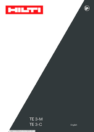 Bohrhämmer Hilti TE 3-C