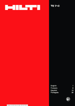 Bohrhämmer Hilti TE 7-C 