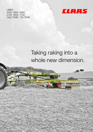 Rotorschwader Claas Liner 2600