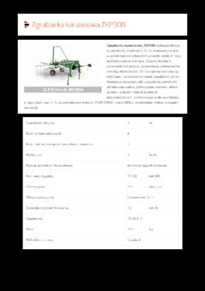 Rotorschwader Pronar ZKP 300