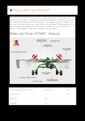 Rotorschwader Pronar ZKP 460T