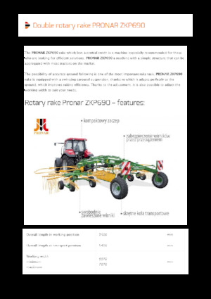 Rotorschwader Pronar ZKP 690