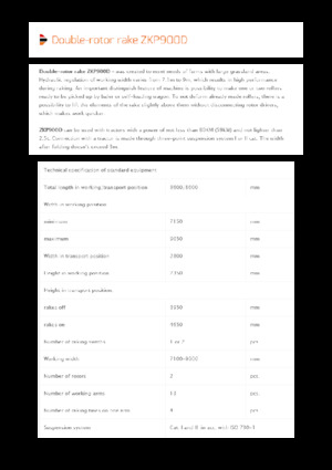 Rotorschwader Pronar ZKP 900D