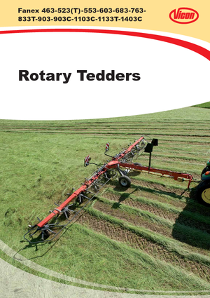 Rotorzettwender Vicon Fanex 763