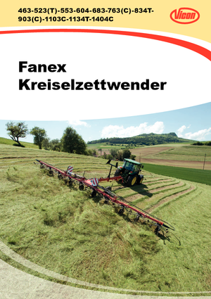 Rotorzettwender Vicon Fanex 604