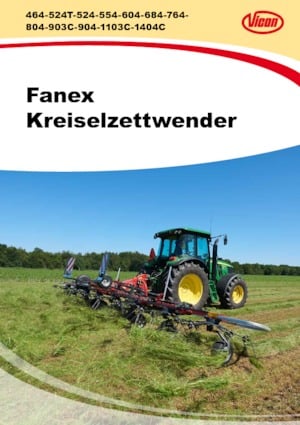Rotorzettwender Vicon Fanex 904