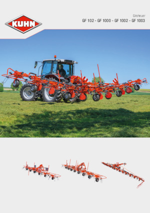 Rotorzettwender Kuhn GF 872