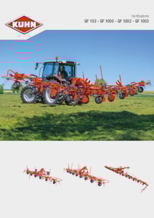 Rotorzettwender Kuhn GF 872